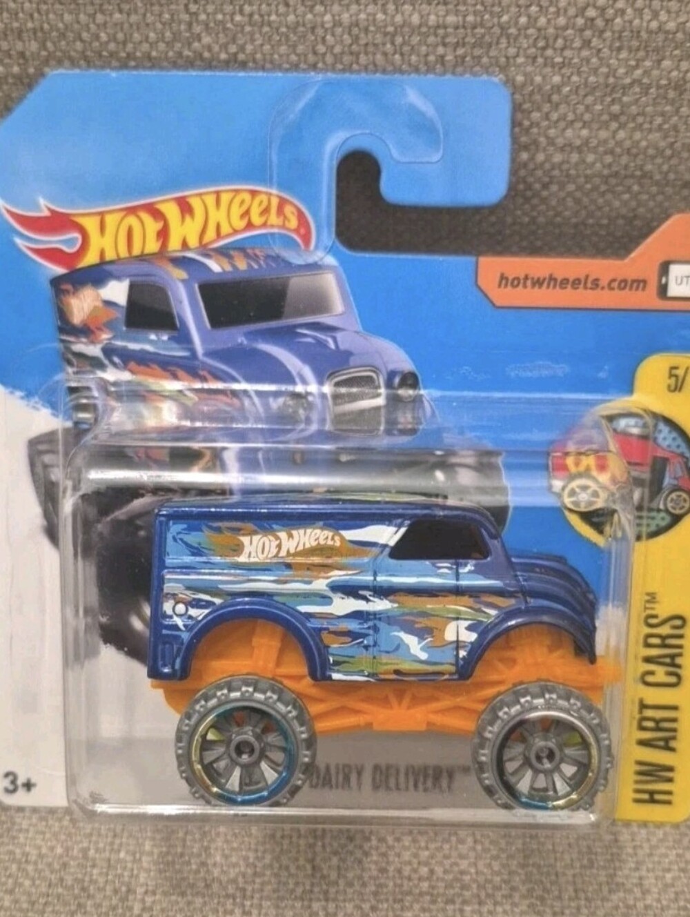 Blue & Orange Truck 2017 Hot Wheels HW Art Cars MONSTER DAIRY DELIVERY 5/10